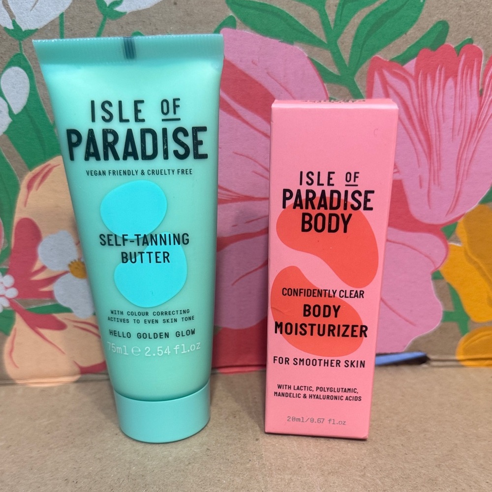 Isle of Paradise Self-Tanning Butter and Body Moisturizer Set